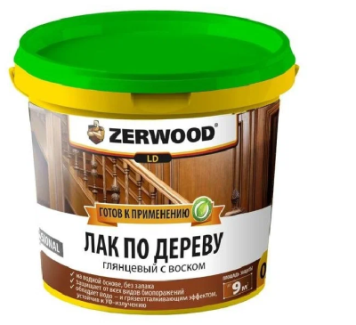 ЗЕРВУД  LBS Лак для бань и саун с воском, 2,5кг